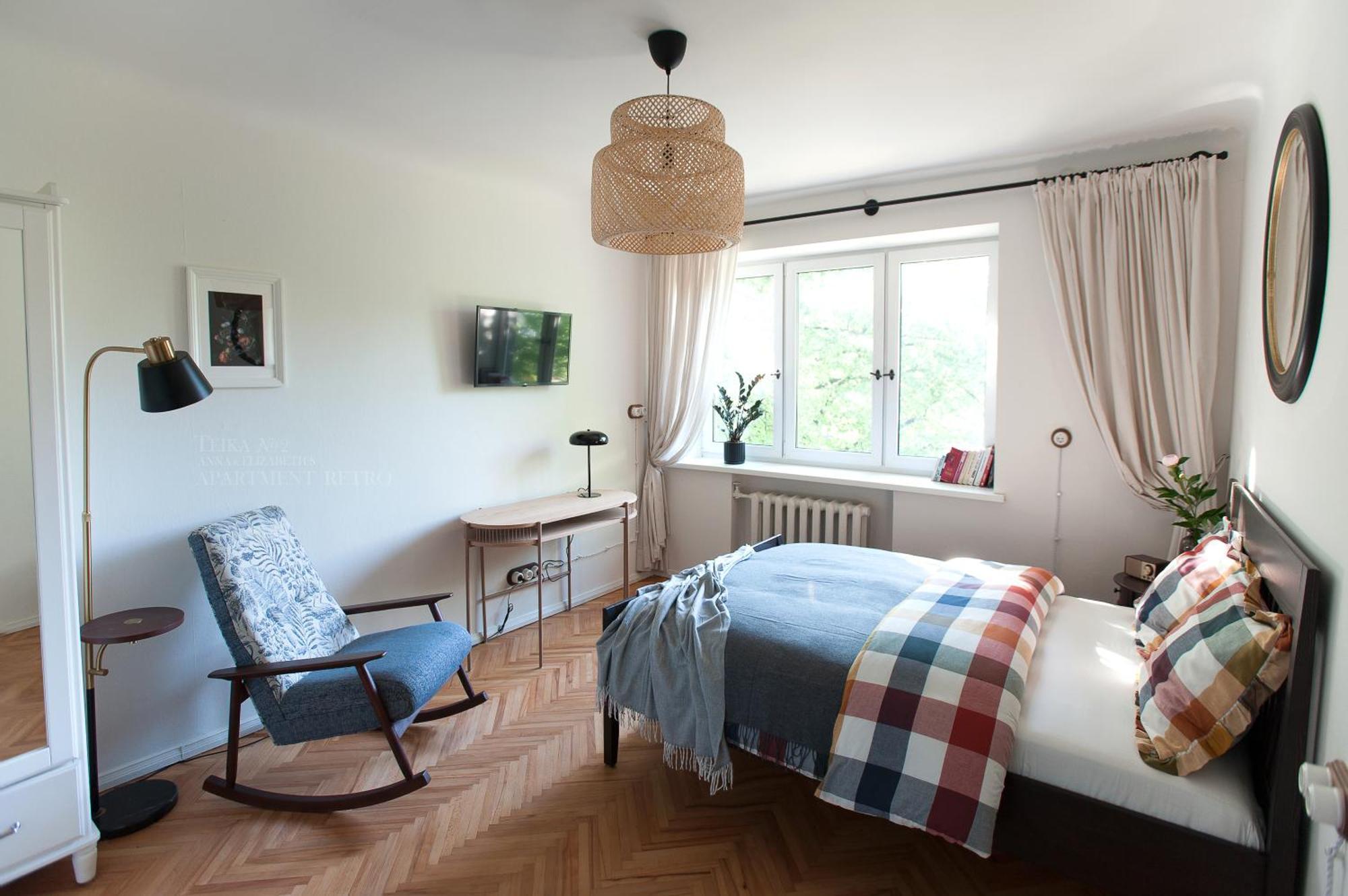 Korter Teika No 2 Apartment-retro On Brivibas Street-free Parking Riga